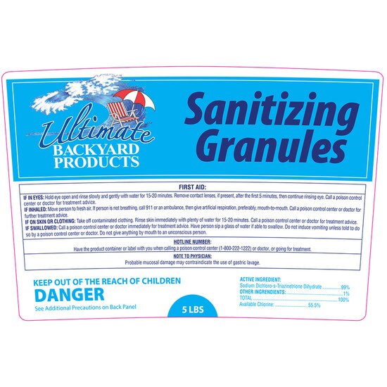 Sanitizing Granules - 5 Lbs.